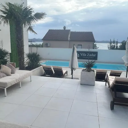 Sea View Luxury Penthouse With Sauna, Jacuzzi And Pool In Villa Zadar Superior Appartement Zadar