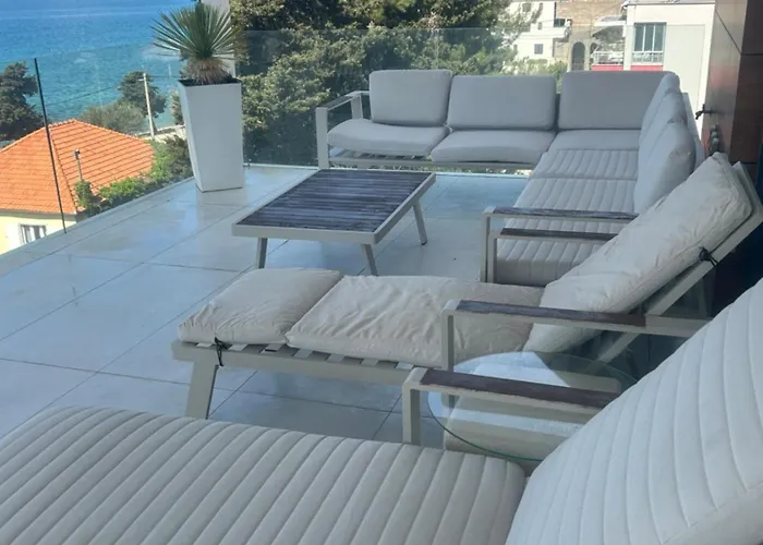 Daire Sea View Luxury Penthouse With Sauna, Jacuzzi And Pool In Superior *
